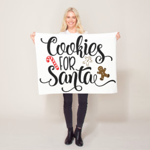 Cobertor De Velo Biscoitos para Papais noeis de Natal Divertido
