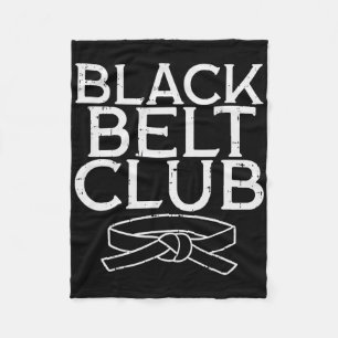 Cobertor De Velo Black Belt Club Legal Karate Taekwondo Kung Fu Jiu