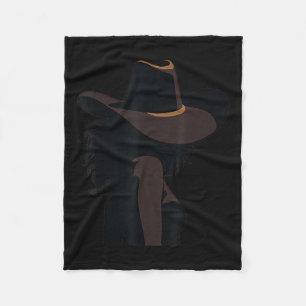 Cobertor De Velo Black Cowgirl Texas Western Rodeo Melanin Black Hi