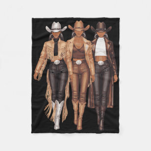 Cobertor De Velo Black Cowgirl Western Tee Rodeo Country Women June