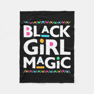Cobertor De Velo Black Girls Magic Melanin African American History