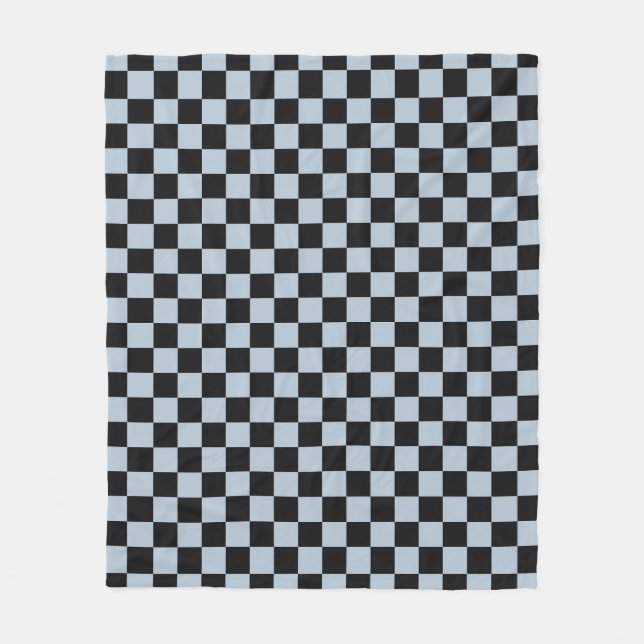 Cobertor De Velo Black ice checkered pattern (Frente)