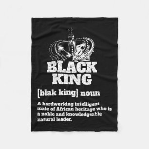 Cobertor De Velo Black King Definition African American Orgulho Bla