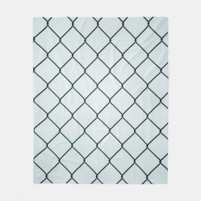Cobertor De Velo Black metal chain link fence (Frente)