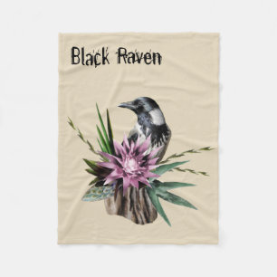 Cobertor De Velo Black Raven