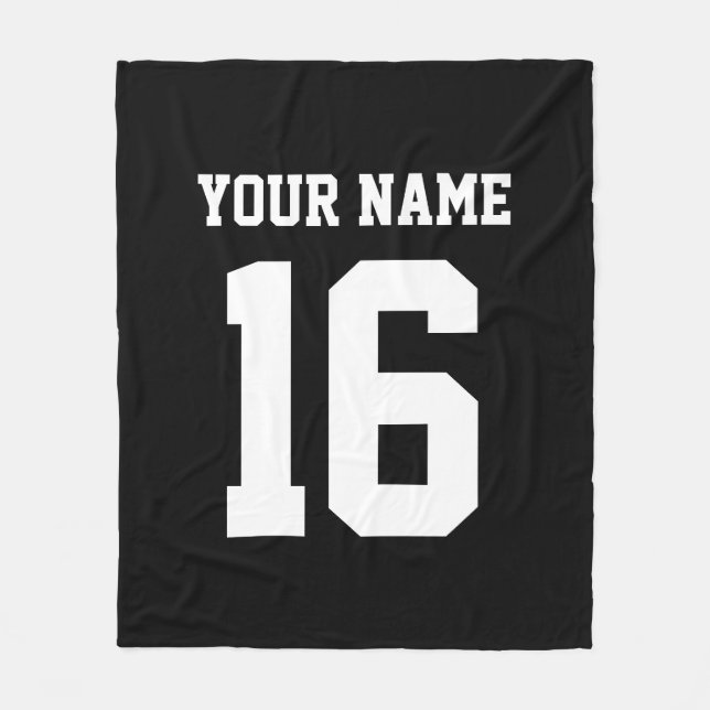 Cobertor De Velo Black Sporty Team Jersey (Frente)