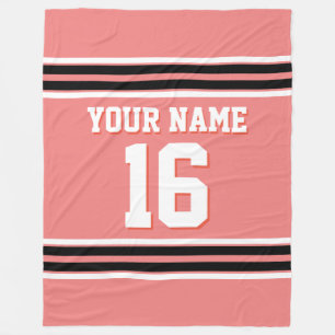 Cobertor De Velo Black White Sports Jersey