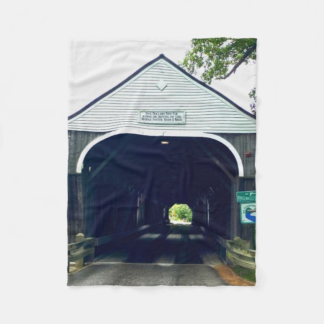 Cobertor De Velo Blair Covered Bridge (Frente)