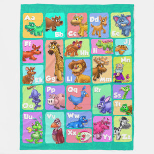 Cobertor De Velo Blanket ABC