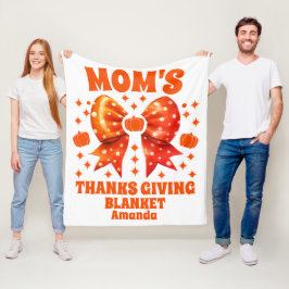 Cobertor De Velo Blanket de Ação de Graças para Mães Personalizadas