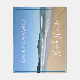 Cobertor De Velo Blanket de Aula Personalizada da Casa de Praia