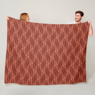 Cobertor De Velo Blanket de bordo de cedar geométrico (3 tamanhos)