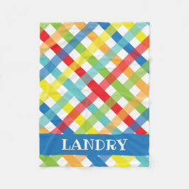 Cobertor De Velo Blanket de Fleece Personalizado de Crises Primária