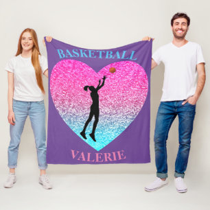 Cobertor De Velo Blanket de velo de basquetebol
