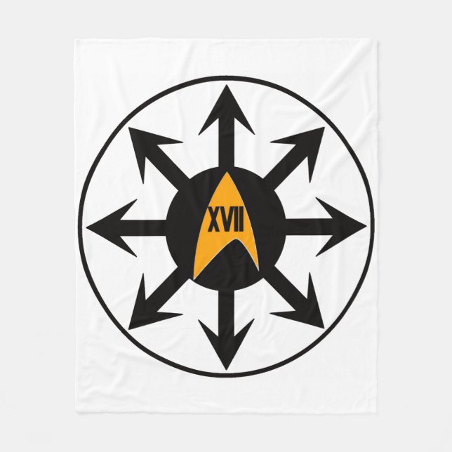 Cobertor De Velo Blanket with the Battle sign of the 17th BDE SFMC (Frente)