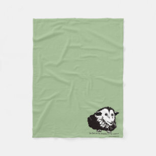 Cobertor De Velo Blankie pequeno do velo com gambá