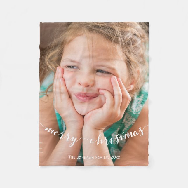 Cobertor De Velo Blanquetes de natal bonitos com fotos 30x40 (Frente)