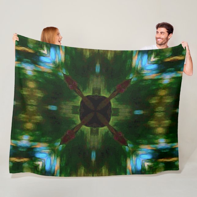 Cobertor De Velo Blindagem tribal nativa americana Mandala Quilt (In Situ)