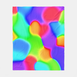 Cobertor De Velo Blobs Brilhantes