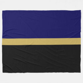 Cobertor De Velo Bloco de Cor Azul Marinho Preto Elegante Moderno