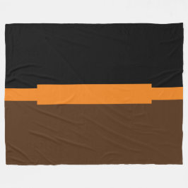 Cobertor De Velo Bloco de Cor Russo Laranja Preto Laranja Bandido
