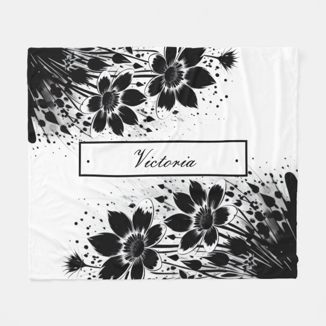 Cobertor De Velo Bloom com tinta (Frente (Horizontal))