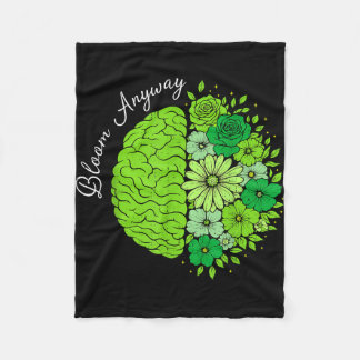 Cobertor De Velo Bloom mental health growth brain motivational