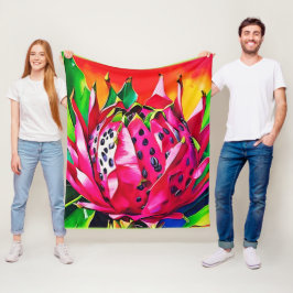 Cobertor De Velo Bloqueio de Frutas de Dragões Exóticos