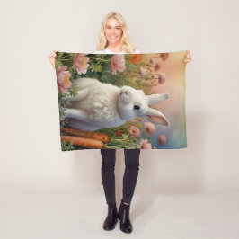 Cobertor De Velo Blossom Bunny & Carrot Patch