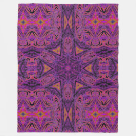 Cobertor De Velo Blossom roxo de maçã boêmia Sonho Cozy
