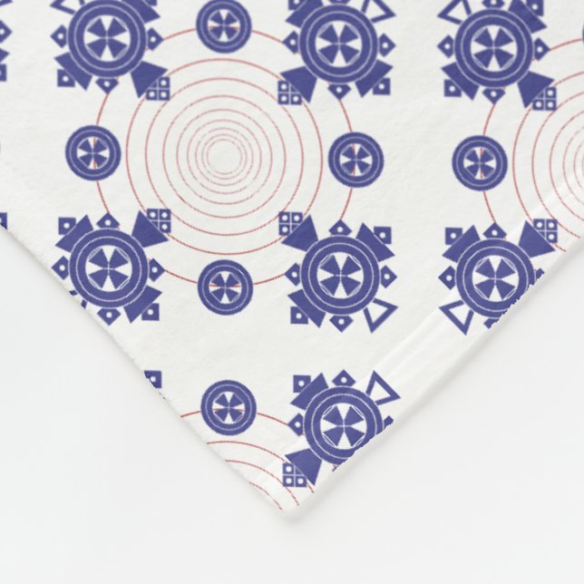 Cobertor De Velo Blue  Cross Pendant Pattern  (Quina)
