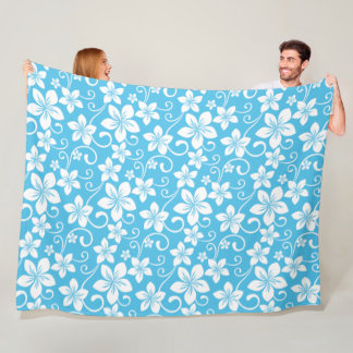 COBERTOR DE VELO BLUE HAWAII PATTERN (BLUE)
