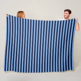 Cobertor De Velo Blue on Blue Stripes