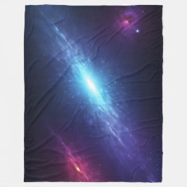 Cobertor De Velo Blue Supernova Nebula Cosmic Deep Space
