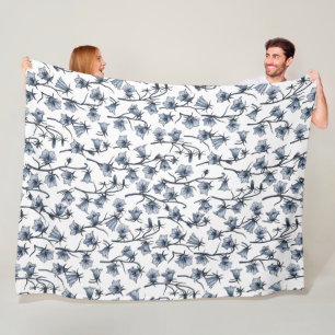 Cobertor De Velo Bluebells, Harebeldes, Flores