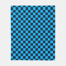 Cobertor De Velo Blueberry checkered pattern