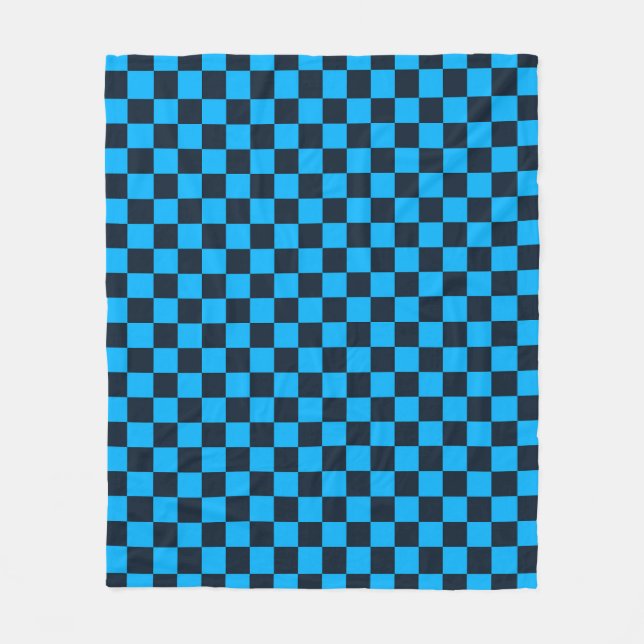Cobertor De Velo Blueberry checkered pattern (Frente)
