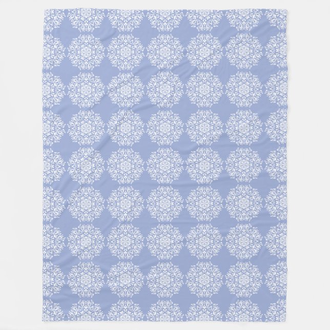 Cobertor De Velo Blueberry Mandala (Frente)
