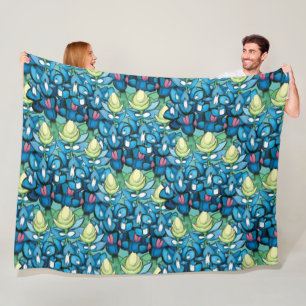 Cobertor De Velo Bluebonnet Fleece Blanket