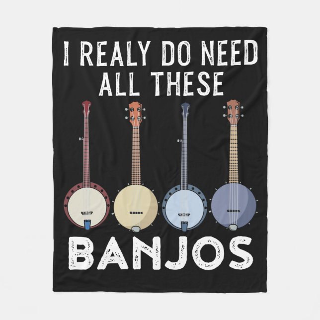 Cobertor De Velo Bluegrass Banjo Country Music Stringband Banjo (Frente)