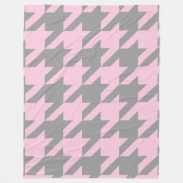 Cobertor De Velo Blush Houndstooth