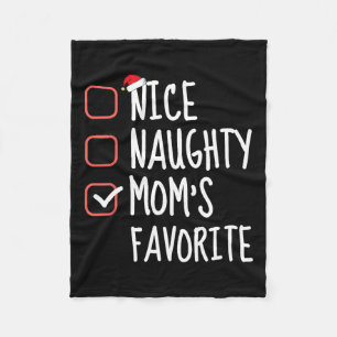 Cobertor De Velo Boa Mãe Marinha Favorita Lista De Natal Engraçada