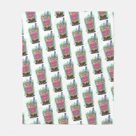 Cobertor De Velo Boba Blast – Sip or Die! Fleece Blanket