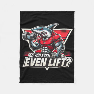 Cobertor De Velo Bodybuilder Shark Lover Gym Malhação Workout Bodyb
