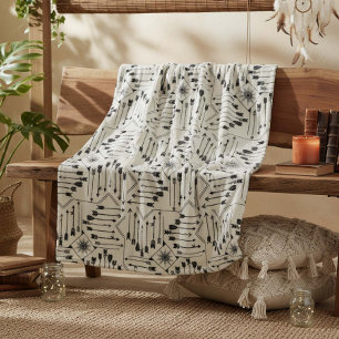 Cobertor De Velo Boho Arrows e Sun V12 ID748