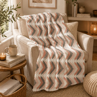 Cobertor De Velo Boho Chevron 