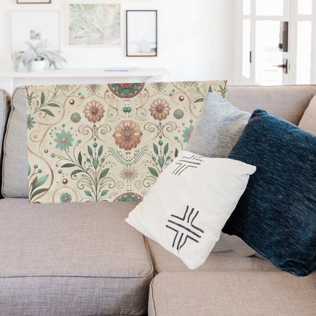 Cobertor De Velo Boho Herb Pattern (Criador carregado)