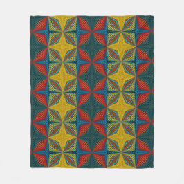 Cobertor De Velo Boho Hippie Red Yellow Blue Vintage Etnia Tribal