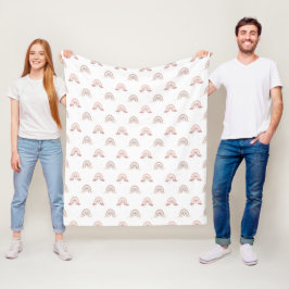 Cobertor De Velo Boho Rainbow Baby Design Burp Clods