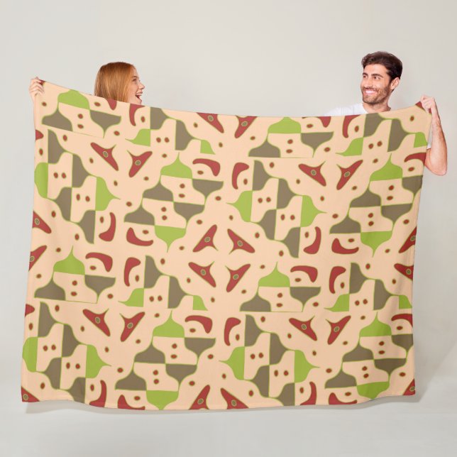 Cobertor De Velo Boho Retro - Folheto Gráfico Moderno (In Situ)